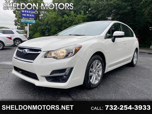 White 2016 Subaru Impreza Hatchback All-Wheel Drive Automatic