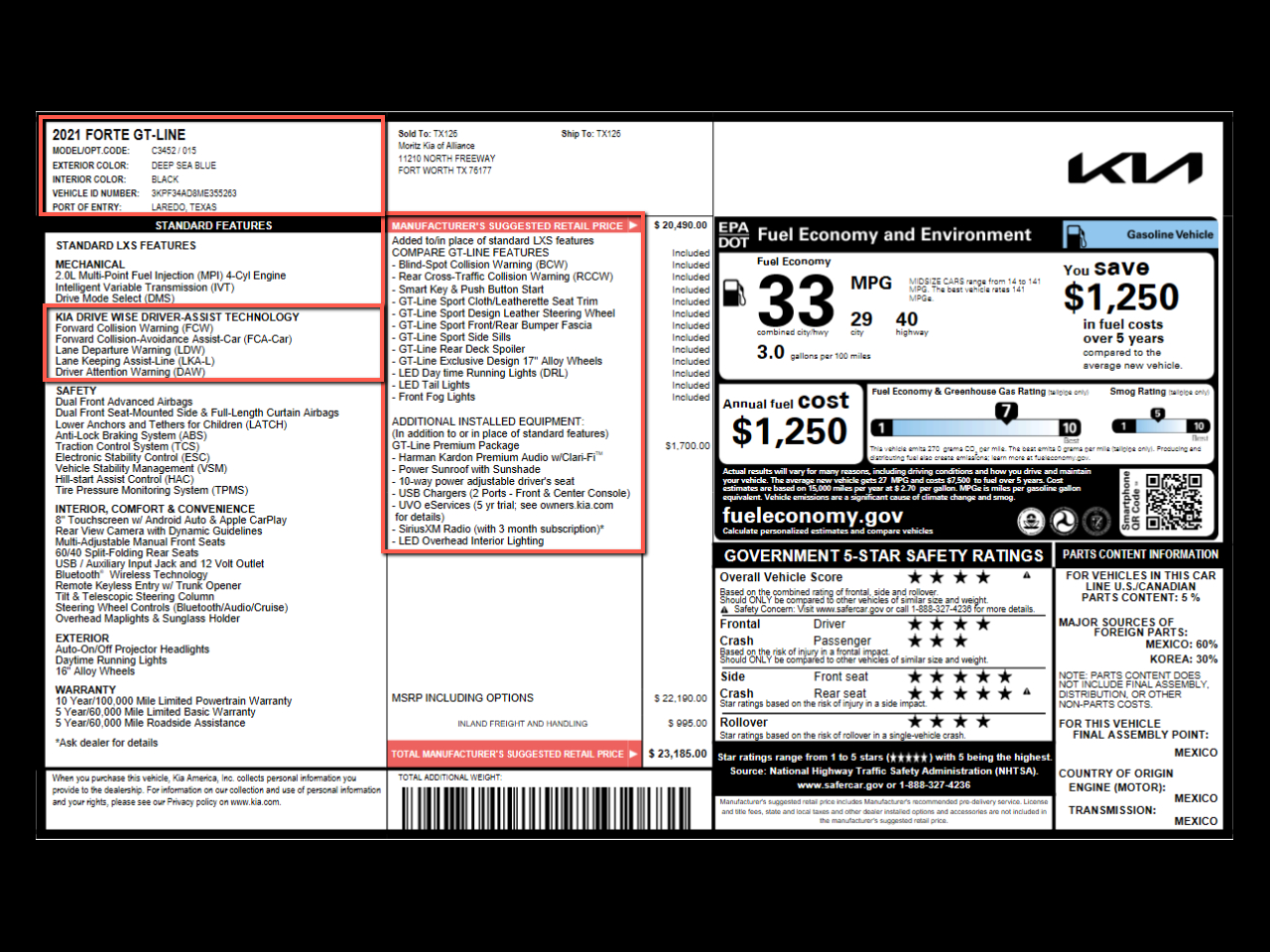 Kia Forte GT-Line 2021