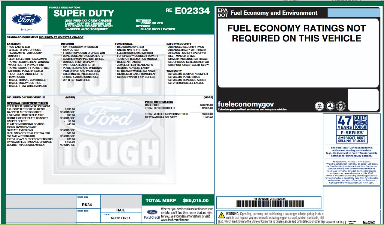 Ford F-550 Crew Cab DRW 4WD 2024