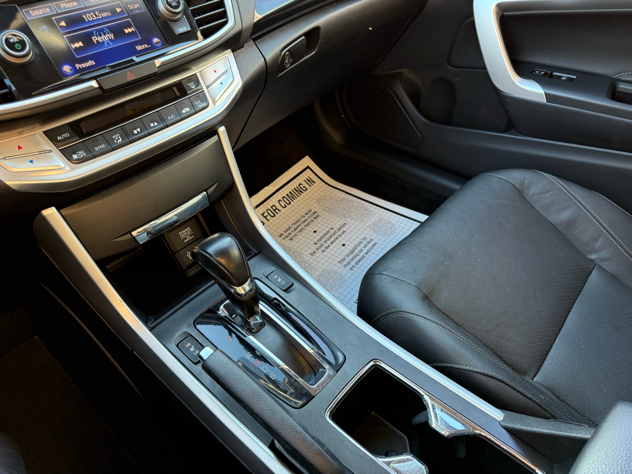 Honda Accord Coupe 2dr I4 CVT EX-L 2015