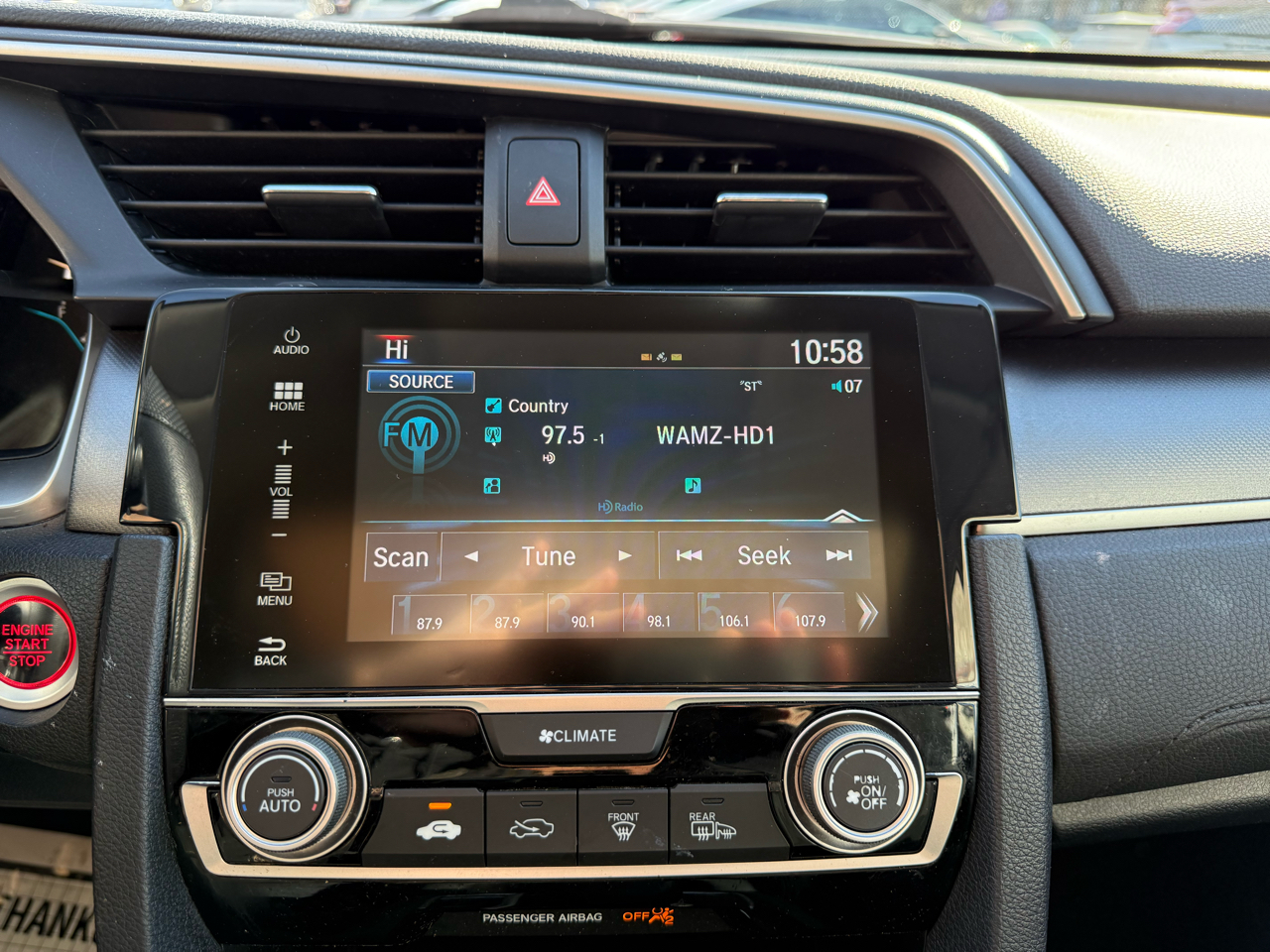 Honda Civic Sedan EX CVT 2017