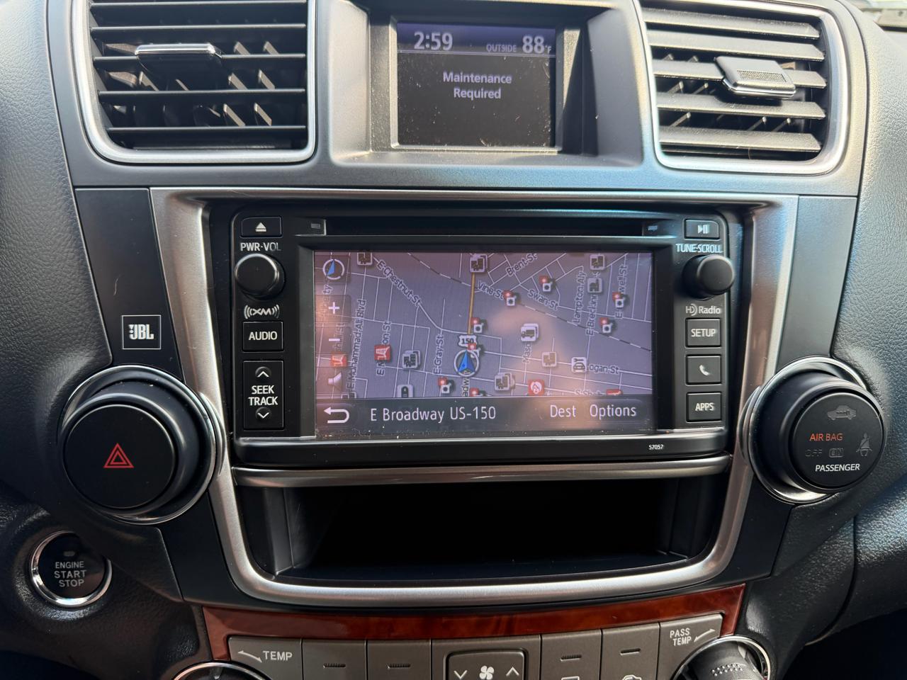 Toyota Highlander 4WD 4dr V6 Limited (Natl) 2013