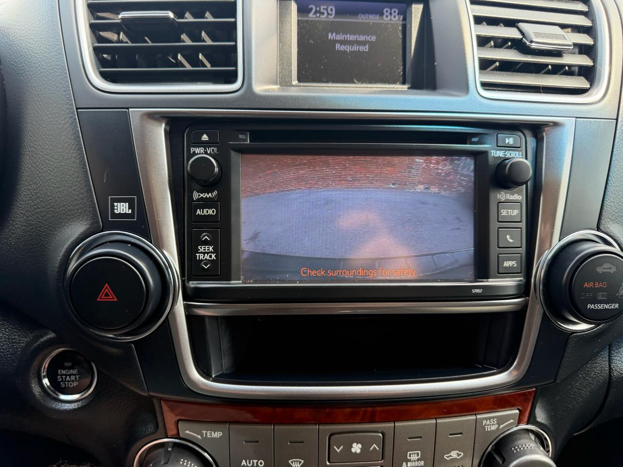 Toyota Highlander 4WD 4dr V6 Limited (Natl) 2013