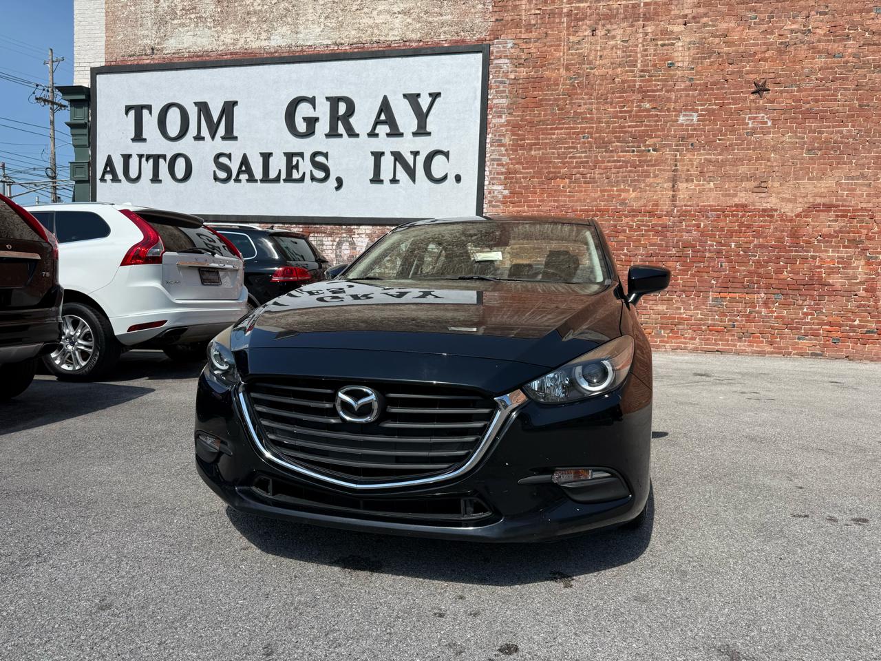 Black 2018 Mazda MAZDA3 Sedan Front-Wheel Drive Automatic