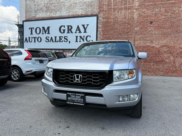 Silver 2014 Honda Ridgeline Pickup Truck Four-Wheel Drive Automatic