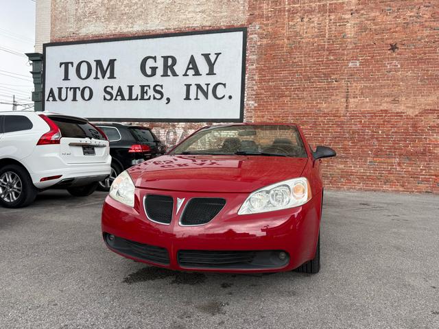 Red 2007 Pontiac G6 Sedan Front-Wheel Drive Automatic