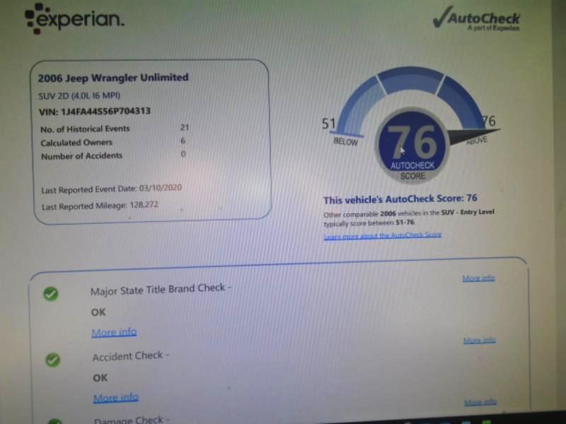 Jeep Wrangler Sport Unlimited 4x4 2006