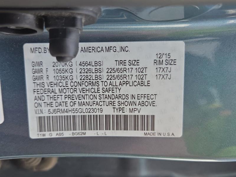 Honda CR-V EX AWD 2016