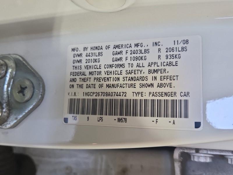 Honda Accord EX Sedan AT 2009