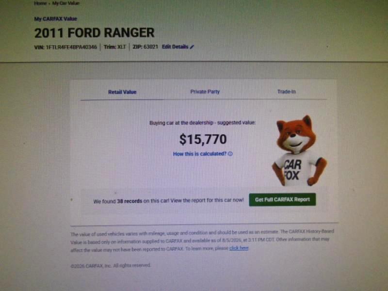 Ford Ranger XLT SuperCab 4-Door 4WD 2011