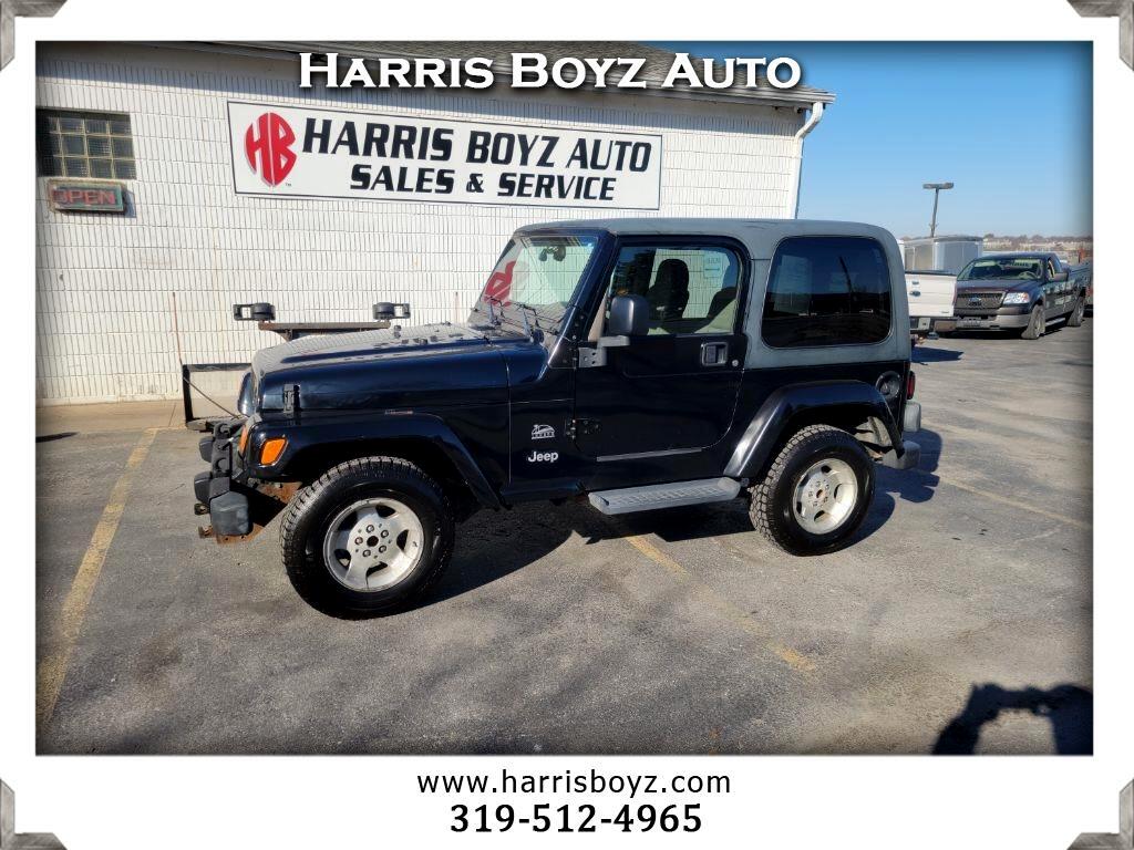 Used 2003 Jeep Wrangler Sahara for Sale in Iowa City IA 52246 Harris Boyz  Auto