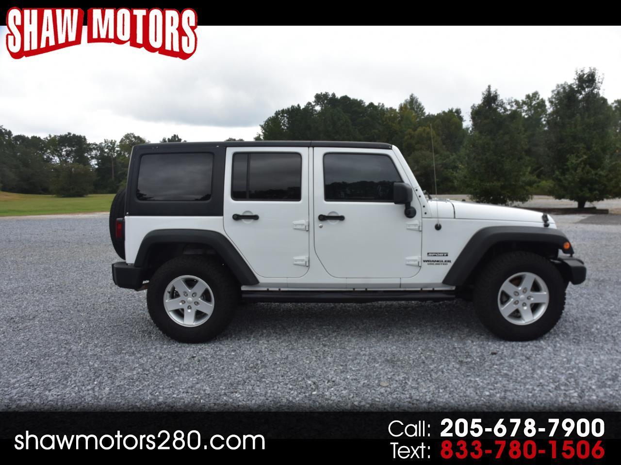 Jeep Wrangler Unlimited Sport 4WD 2012