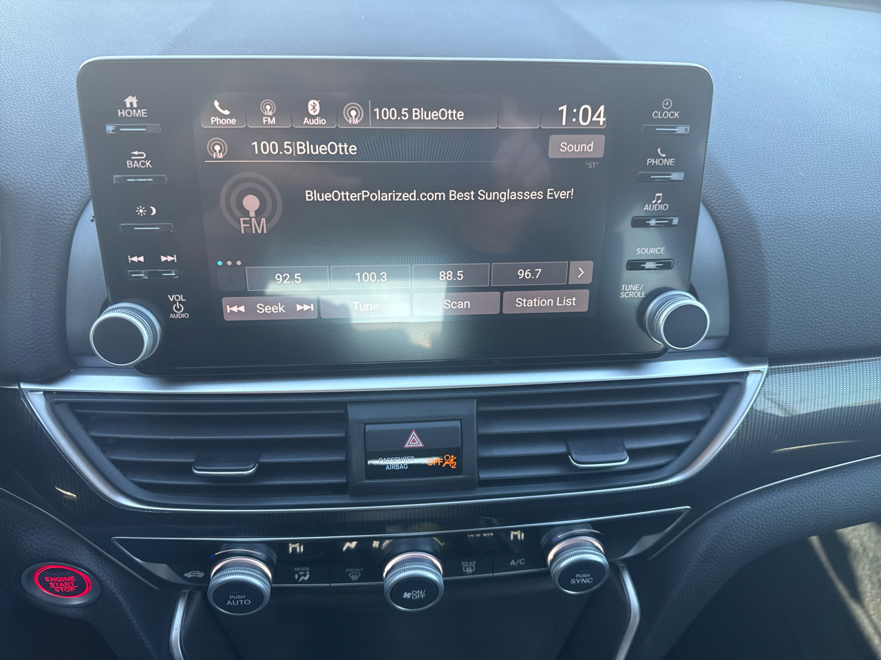 Honda Accord Sedan Sport 1.5T CVT 2018