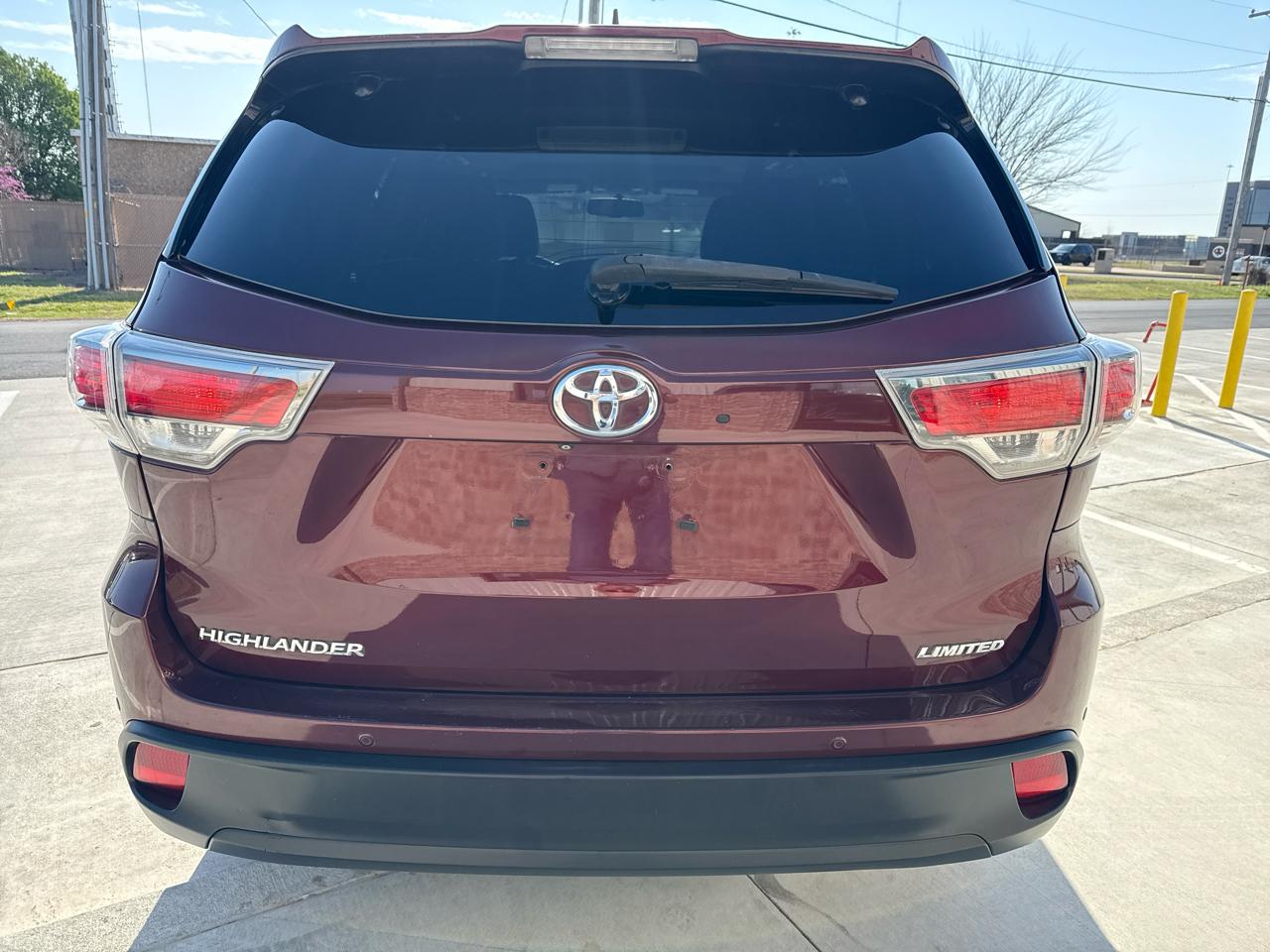 Toyota Highlander FWD 4dr V6  Limited (Natl) 2014