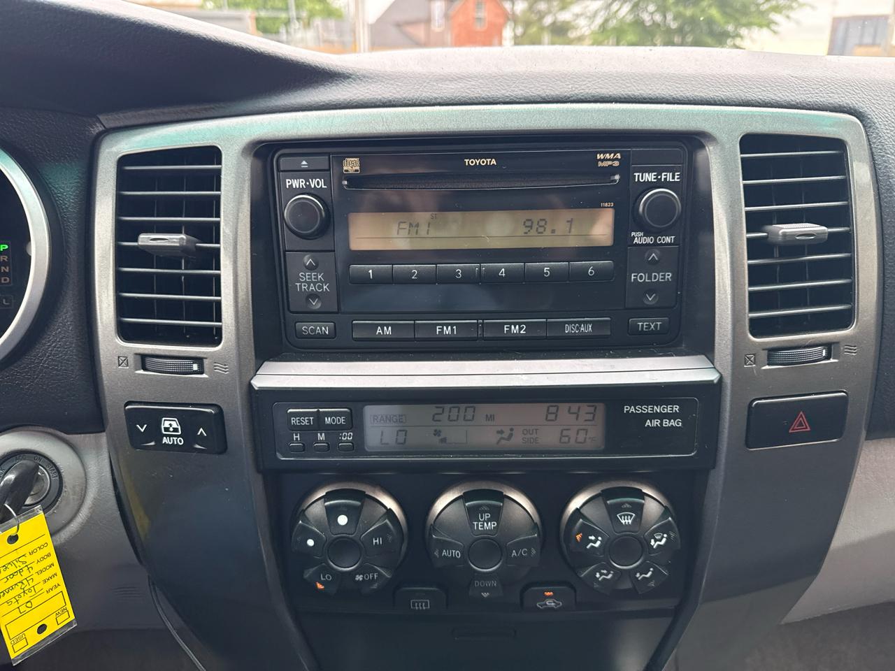 Toyota 4Runner 2WD 4dr V6 SR5 (Natl) 2007
