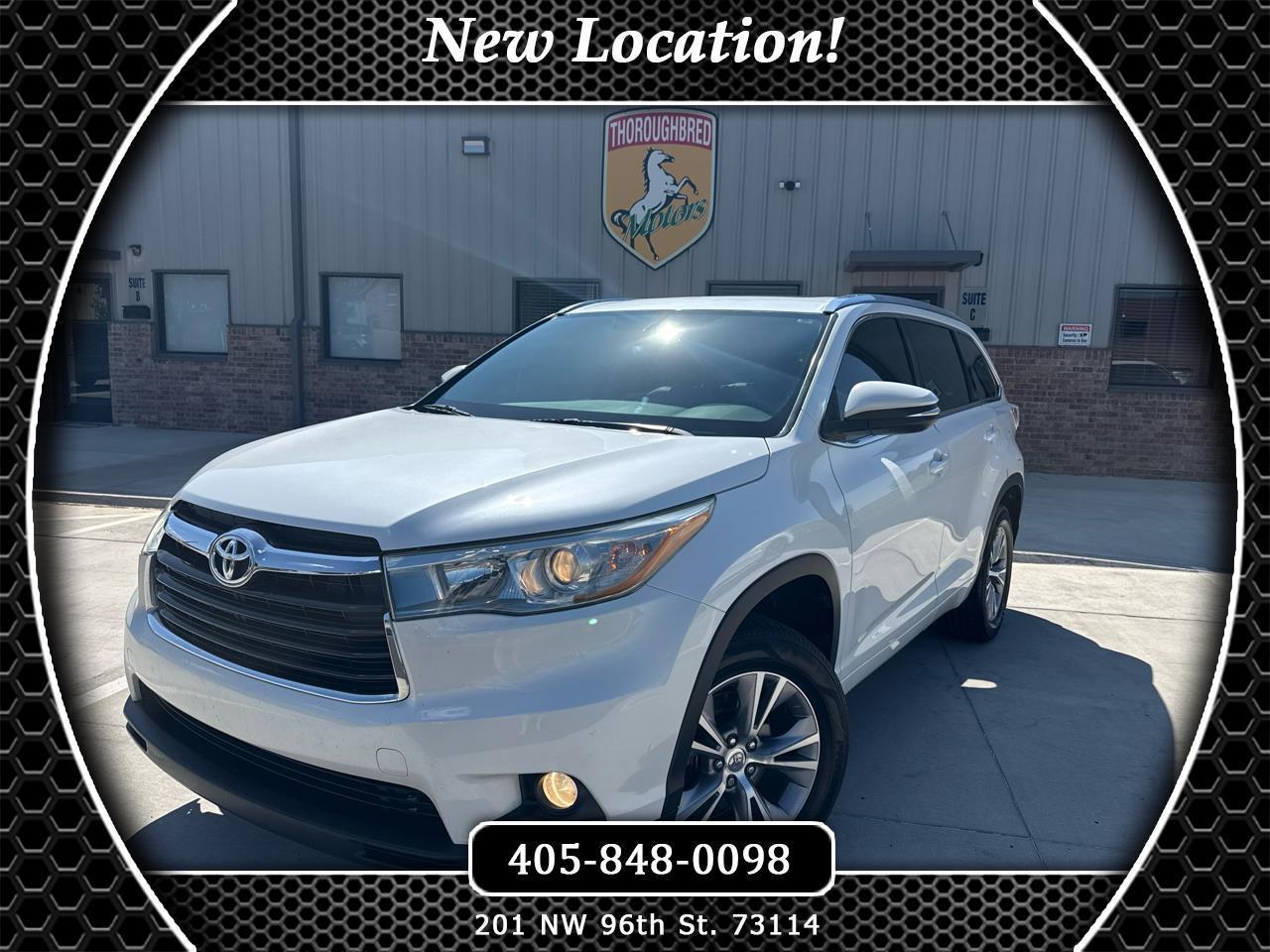 Toyota Highlander FWD 4dr V6 XLE (Natl) 2015