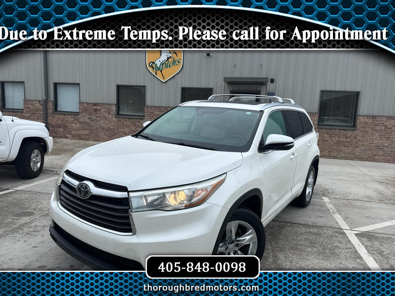 2014 Toyota Highlander AWD 4dr V6 Limited (Natl)