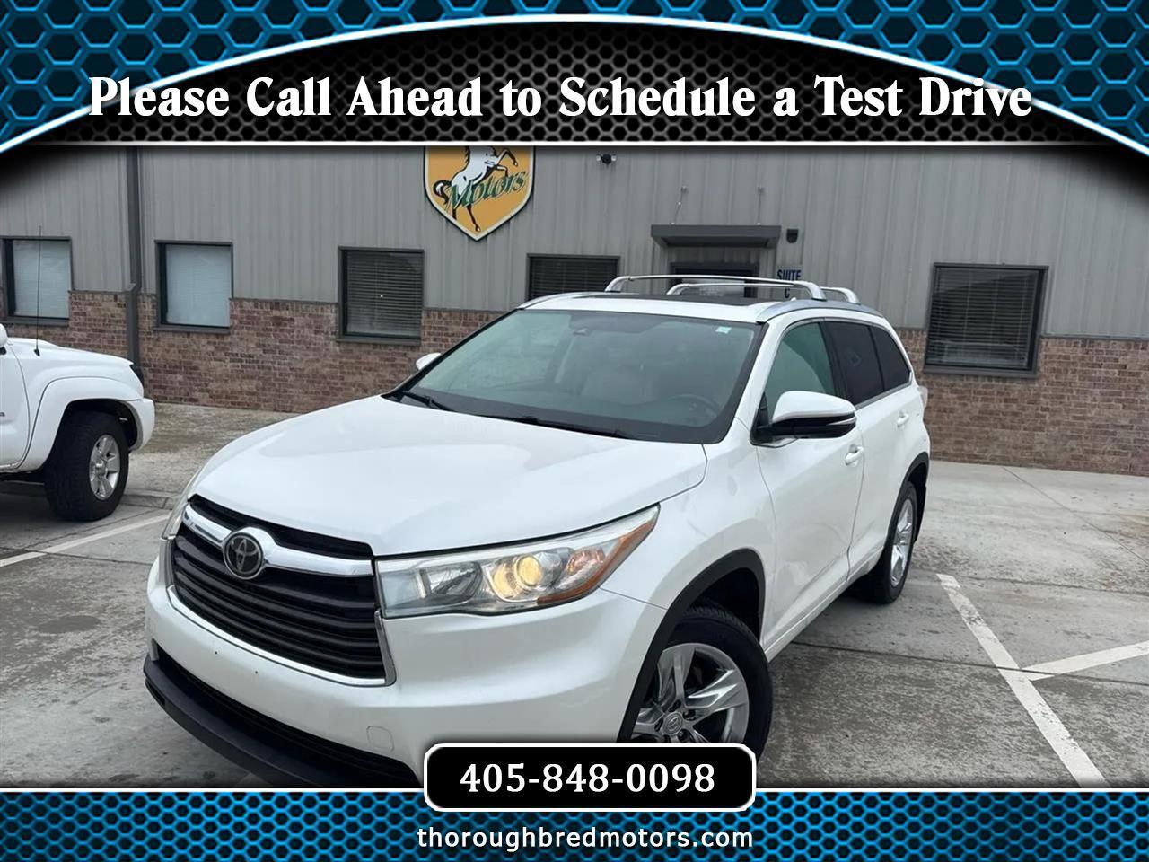 2014 Toyota Highlander AWD 4dr V6 Limited (Natl)