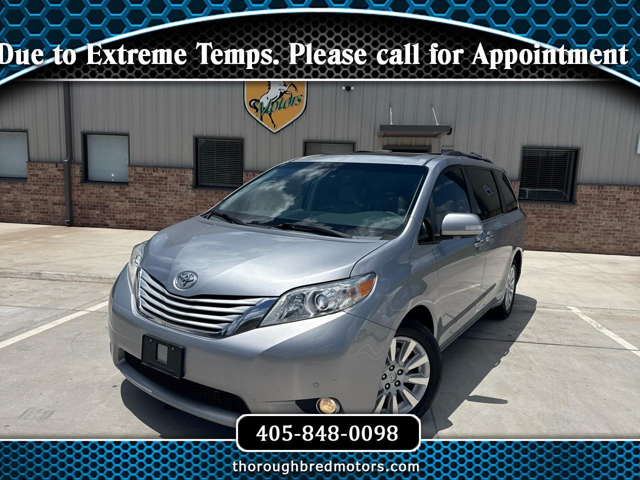 2013 Toyota Sienna 5dr 7-Pass Van V6 XLE AWD (Natl)