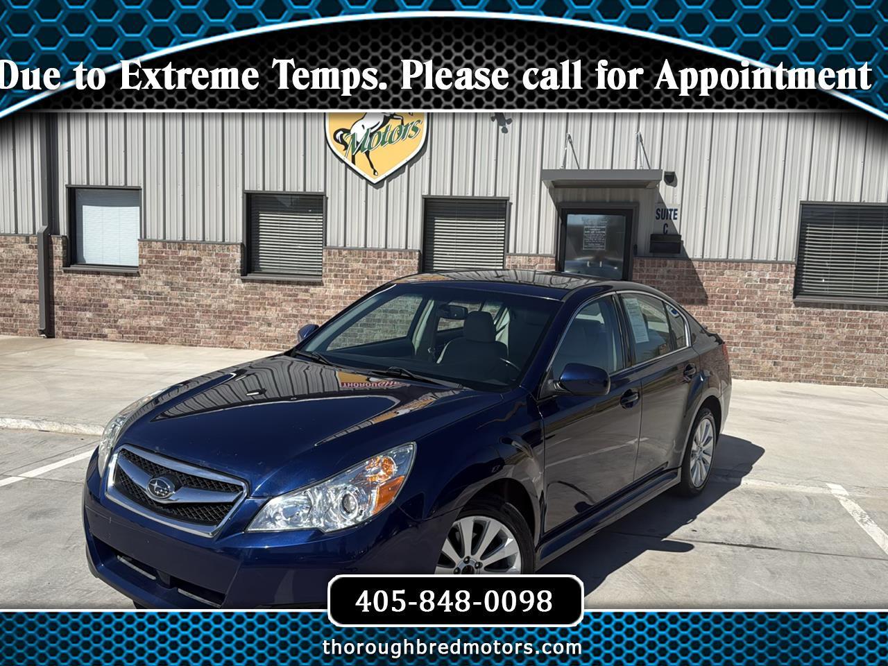 2011 Subaru Legacy 4dr Sdn H4 Auto 2.5i Ltd Pwr Moon