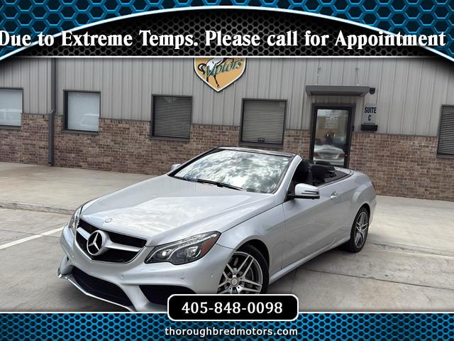 Silver 2014 Mercedes-Benz E-Class Convertible Rear-Wheel Drive 7-Speed Automatic