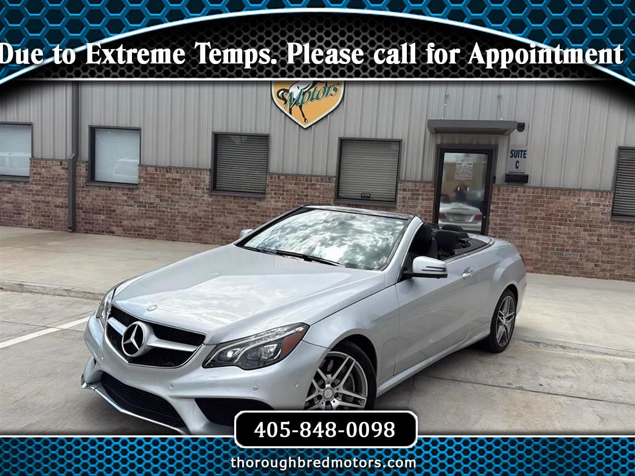  2014 Mercedes-Benz E-Class E 550 Cabriolet   