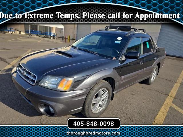 Black 2005 Subaru Baja Pickup Truck All-Wheel Drive Automatic