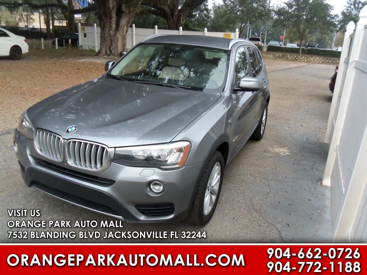 Used 2017 BMW X3 SDrive28i For Sale In Jacksonville FL 32244 Orange 