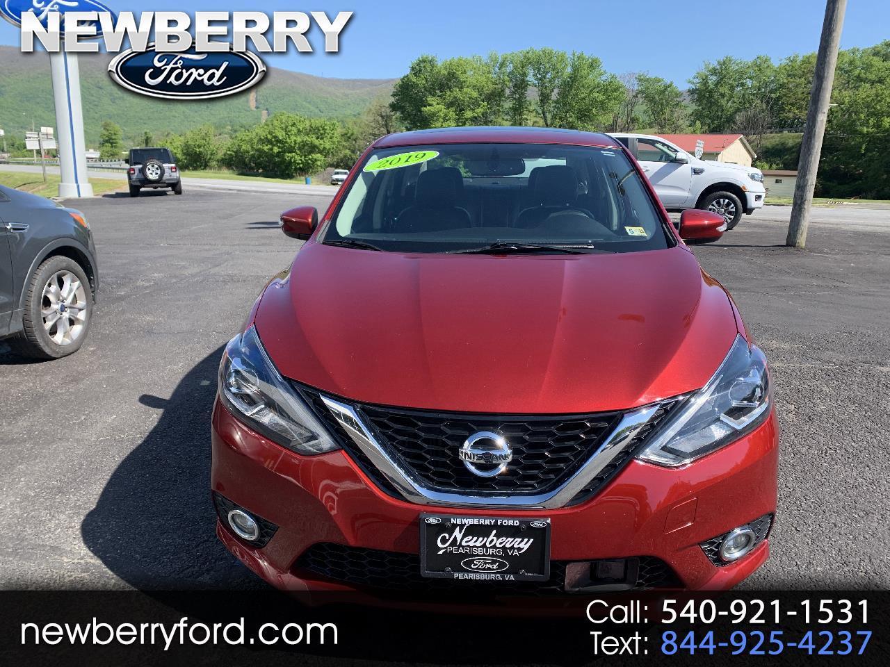 Used 19 Nissan Sentra Sr Turbo Cvt For Sale In Pearisburg Narrows Ric Va 2413 Newberry Ford Inc
