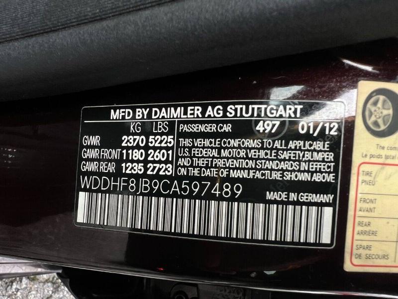 Mercedes-Benz E-Class E350 4MATIC Sedan 2012