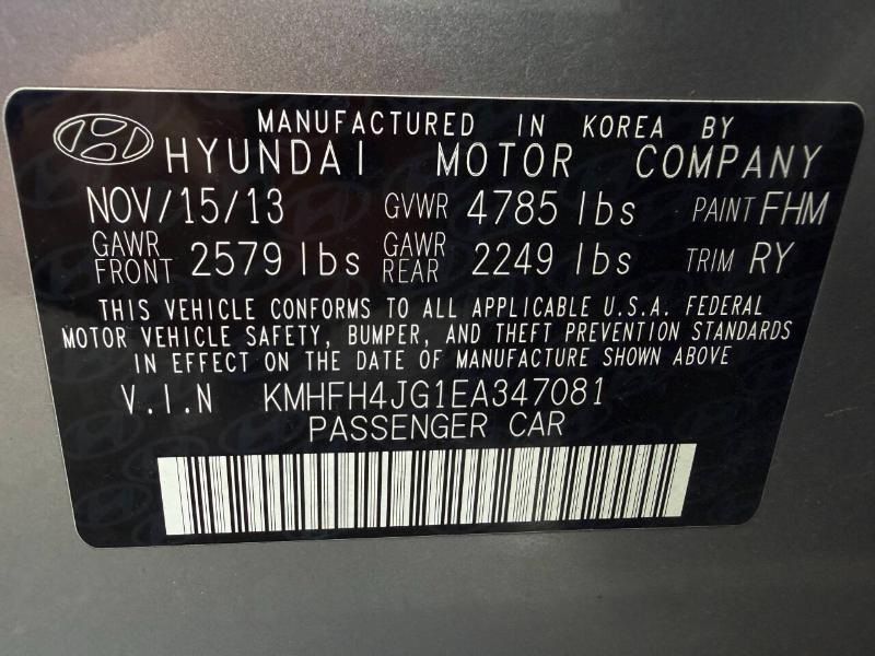 Hyundai Azera Limited 2014