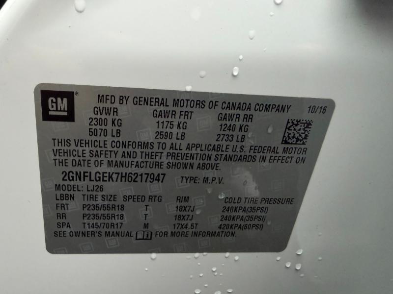 Chevrolet Equinox Premier AWD 2017