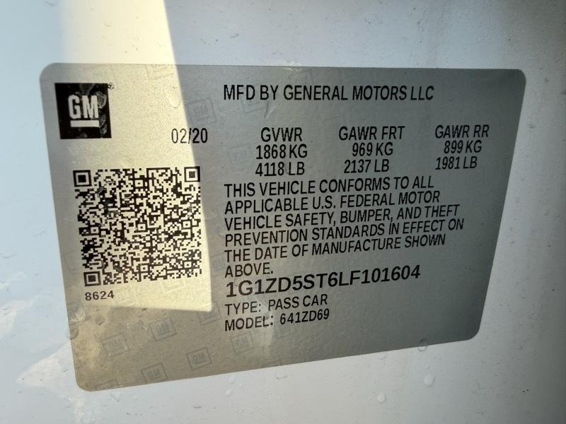 Chevrolet Malibu LT 2020