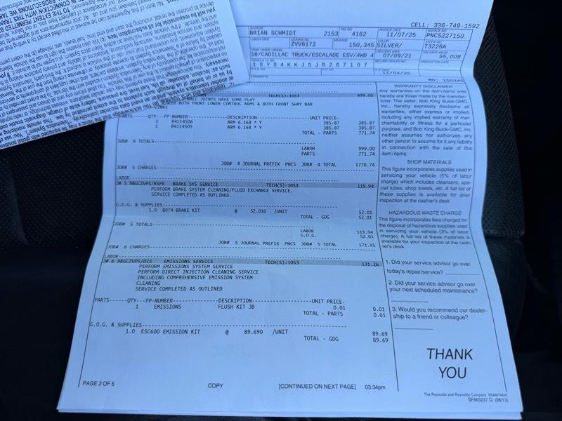 Cadillac Escalade ESV Platinum 4WD 2018