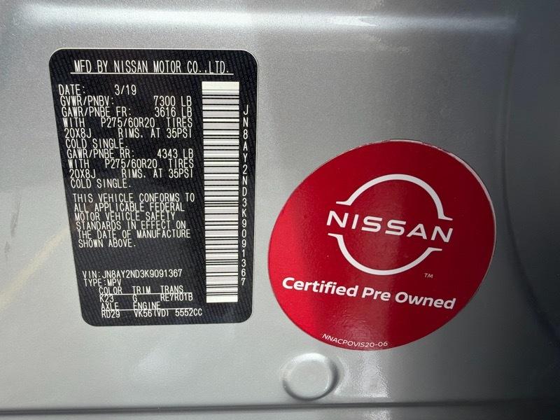 Nissan Armada SL 2WD 2019