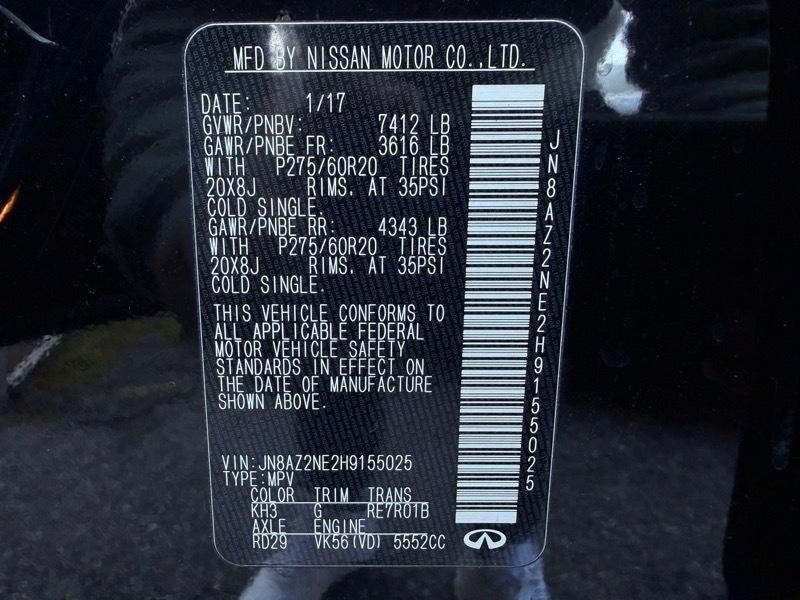 Infiniti QX80 4WD 2017