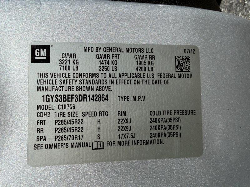 Cadillac Escalade 2WD Luxury 2013