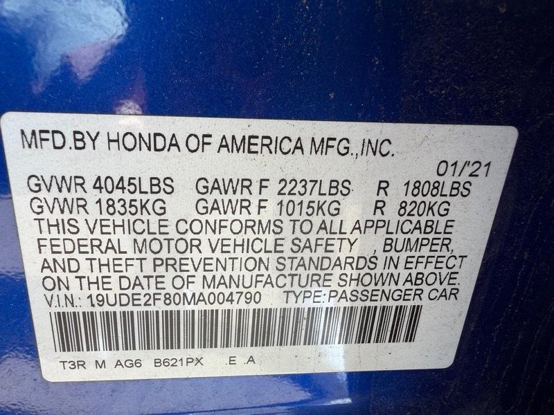 Acura ILX 8-Spd AT w/ Premium & A-SPEC Packages 2021