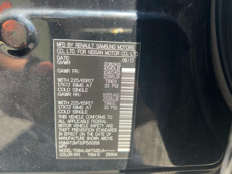 Nissan Rogue SV 2WD 2018