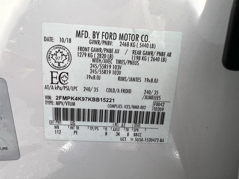 Ford Edge Titanium AWD 2019