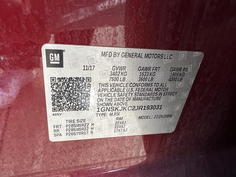 Chevrolet Suburban Premier 4WD 2018
