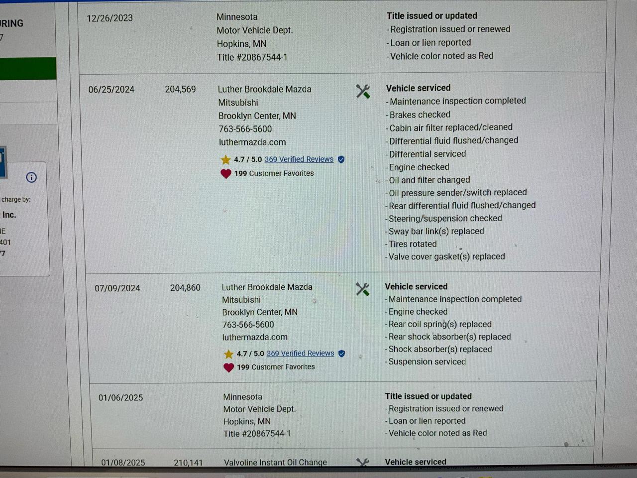 Mazda CX-5 Touring AWD 2014