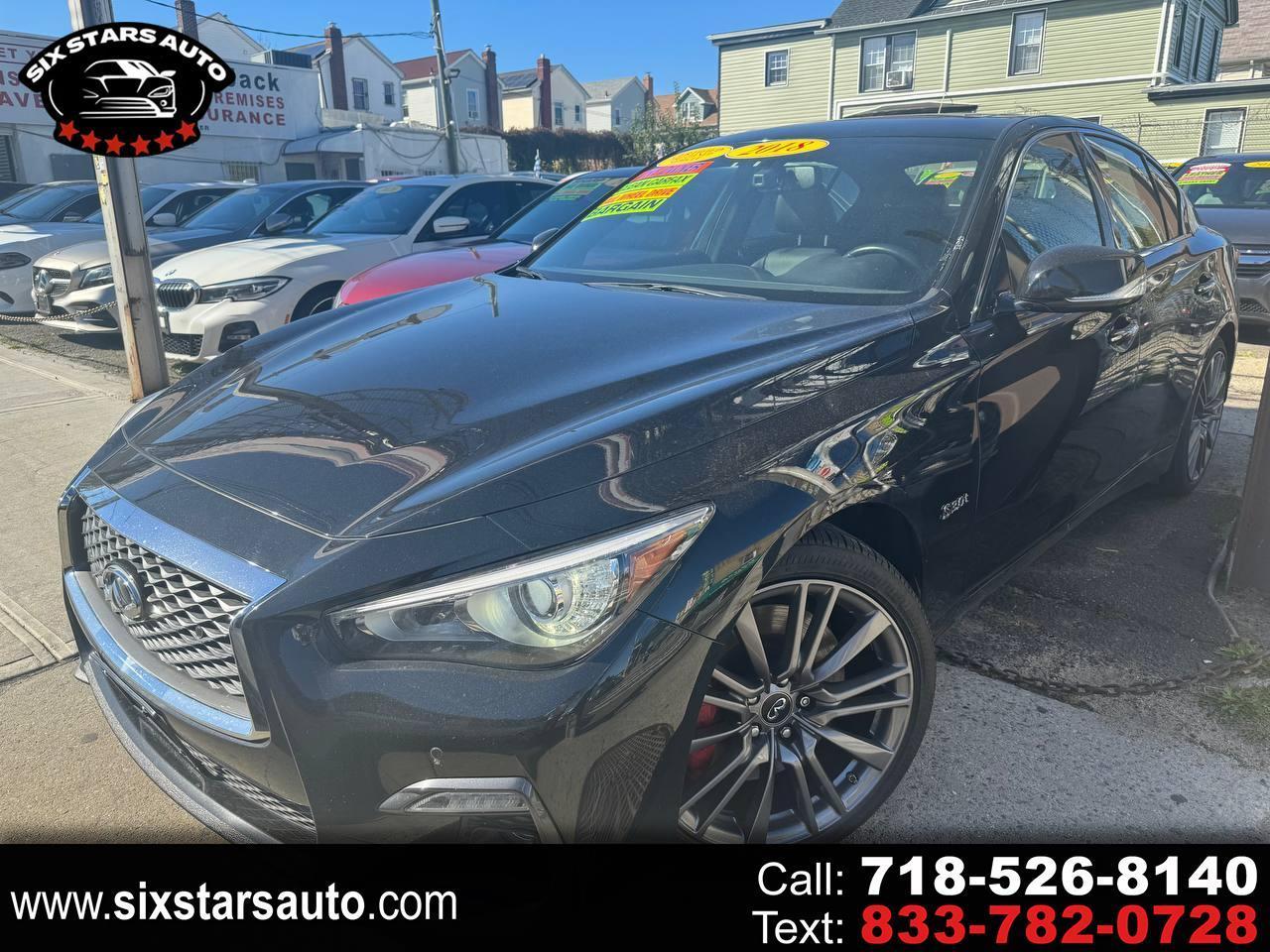 2018 Infiniti Q50 Red Sport 400 AWD