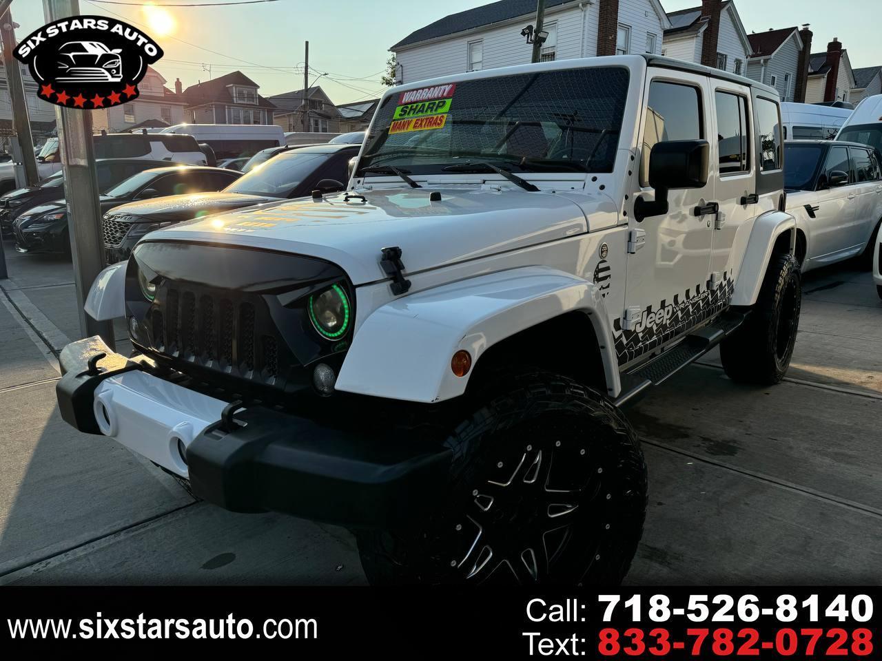 2016 Jeep Wrangler Unlimited Sahara 4WD