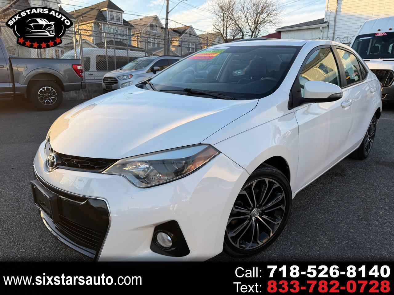 2016 Toyota Corolla S Premium CVT