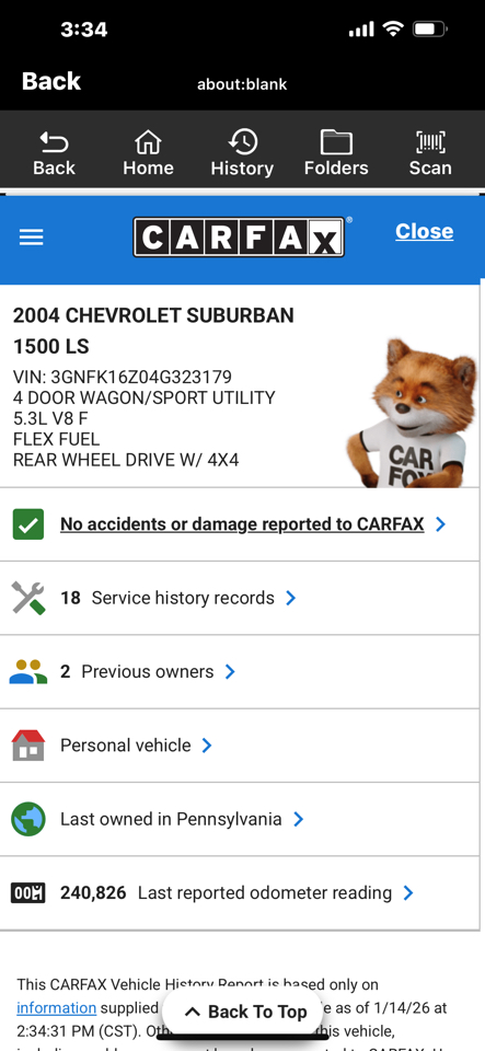 Chevrolet Suburban 4dr 1500 4WD LS 2004