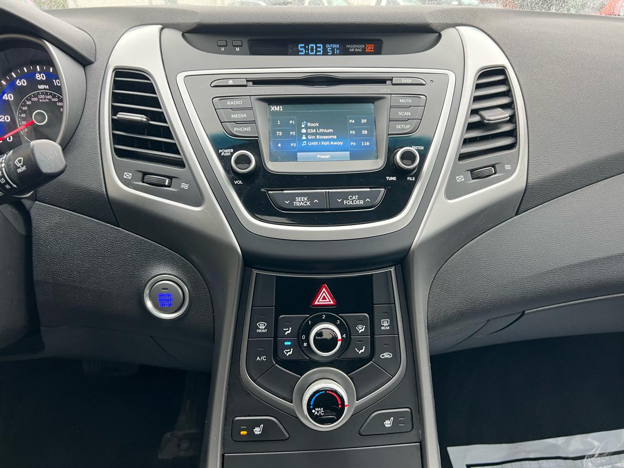 Hyundai Elantra 4dr Sdn Auto SE 2016