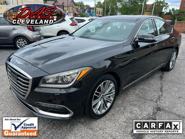 Black 2018 Genesis G80 3.8L AWD Sedan All-Wheel Drive Automatic