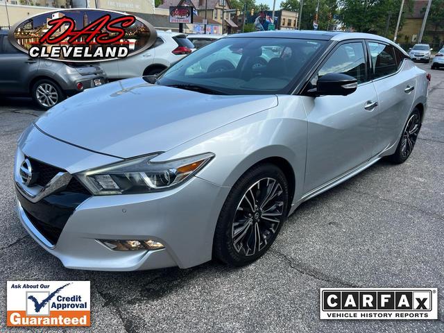 Silver 2016 Nissan Maxima Sedan Front-Wheel Drive Continuously Variable Transmission