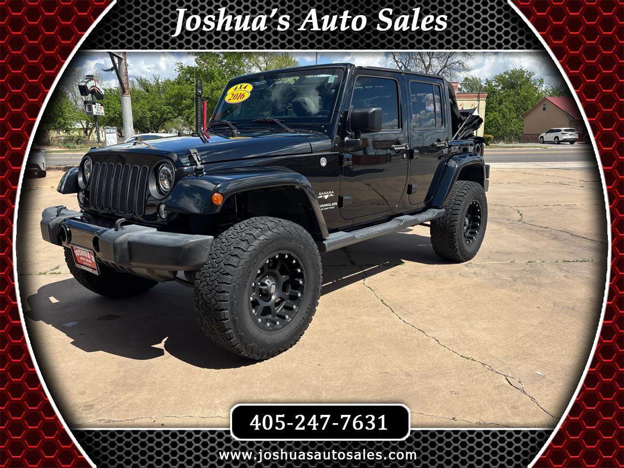 2016 Jeep Wrangler Unlimited 4WD 4dr Sahara